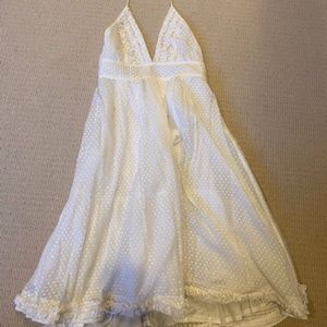 J.Crew White halter dress